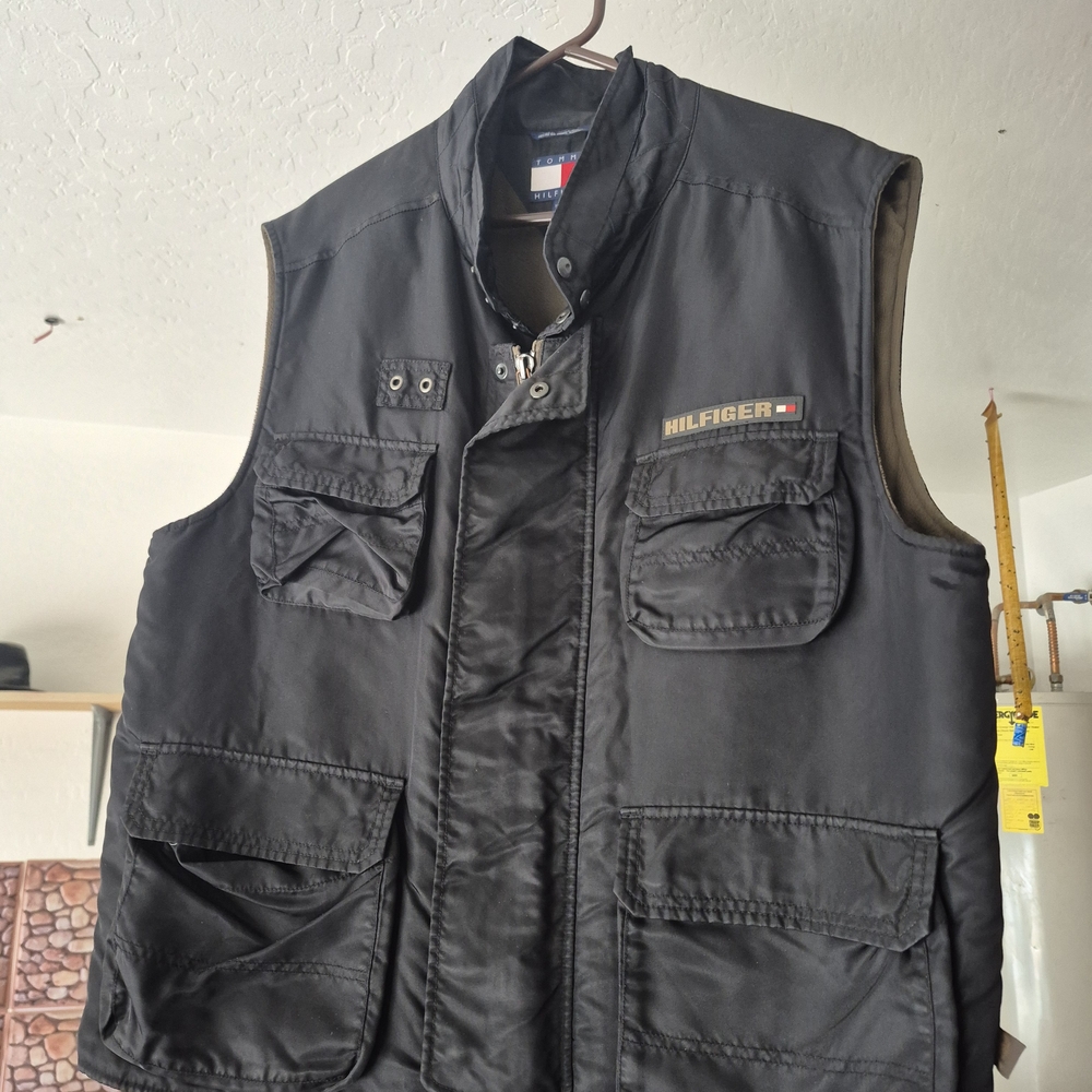 Tommy Hilfiger Black Utility Vest